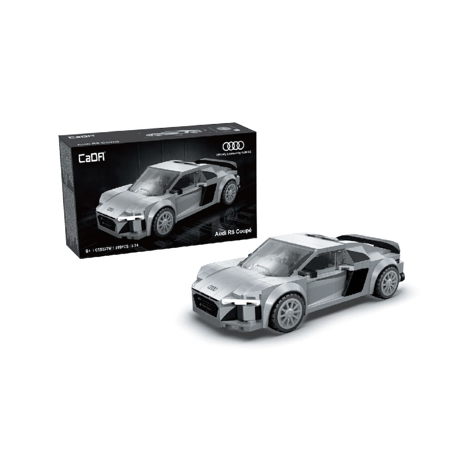 image 1 of CaDa Audi R8 Coupe 199 Piece Construction Set