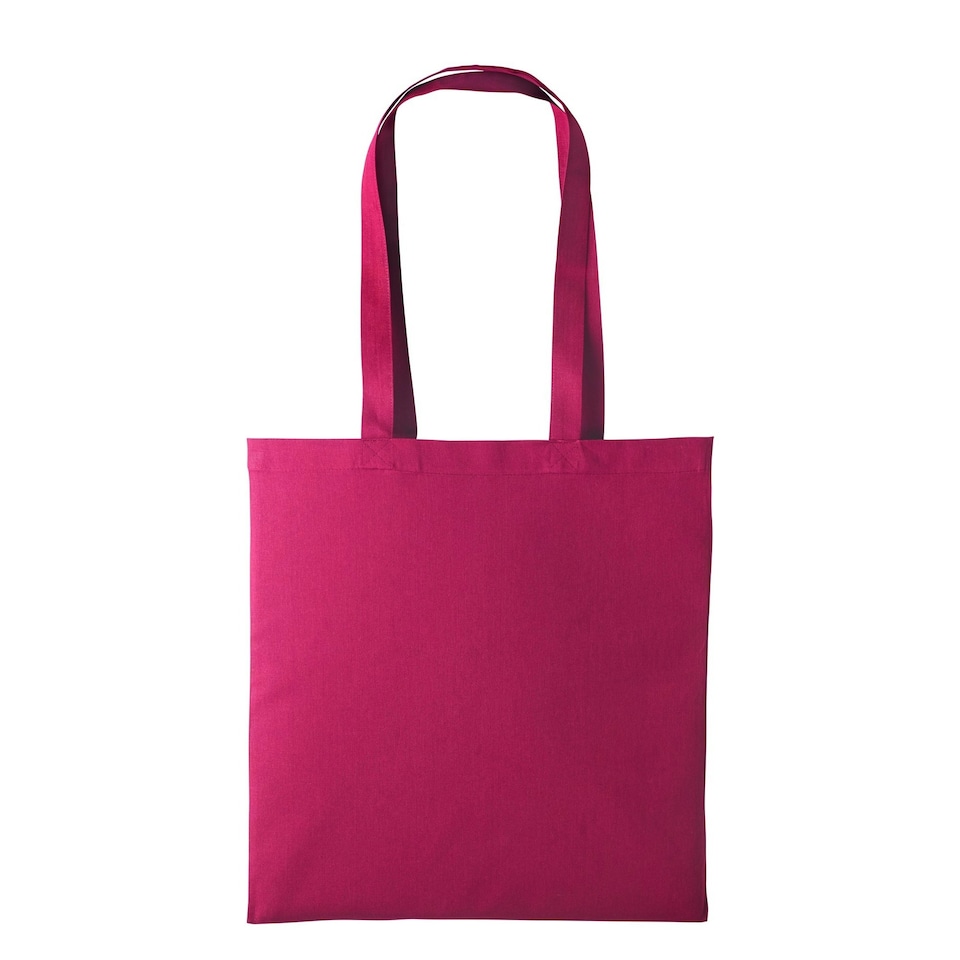 Nutshell Plain Strong Shoulder Shopper Bag - Cranberry - One Size