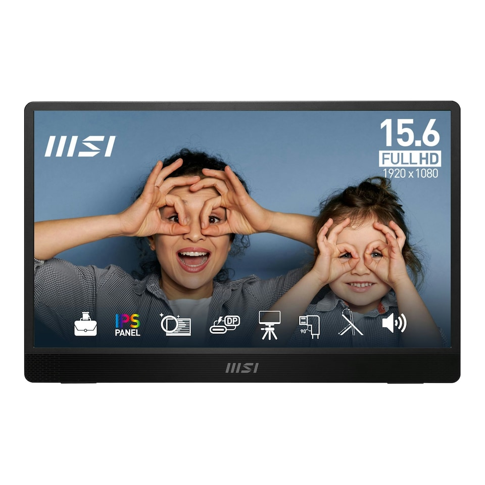 MSI PRO MP161 E2U 15.6" IPS Full HD 60 Hz 4ms USB-C Portable Monitor