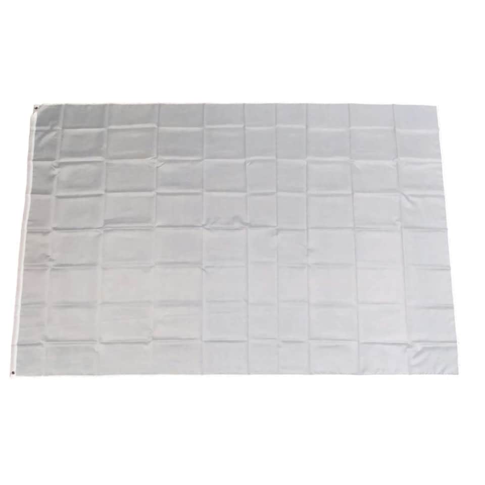 image 1 of Plain White Flag 9ft x 6ft