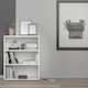image 4 of Prima Bookcase 2 Shelves in White