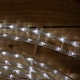 image 8 of 118cm x 46cm Light up Hanging Christmas Star Rope Light with White LEDs