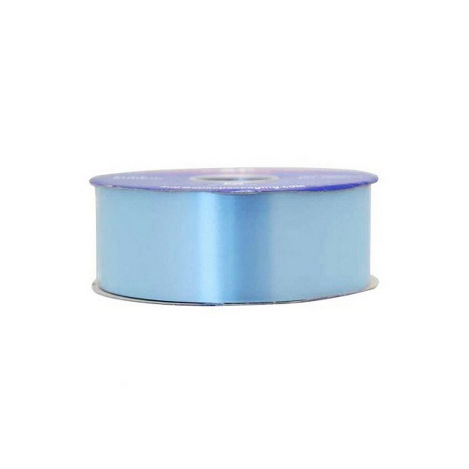 Apac 100 Yards Polypropylene Decorative Ribbon - Light Blue - 100 Yards