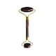 image 1 of Dr Botanicals Tiger Eye Harmony & Balancing Facial Roller (Gold Metal Handle)