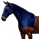 image 2 of Weatherbeeta Stretch Hood With Zip - Navy - Cob