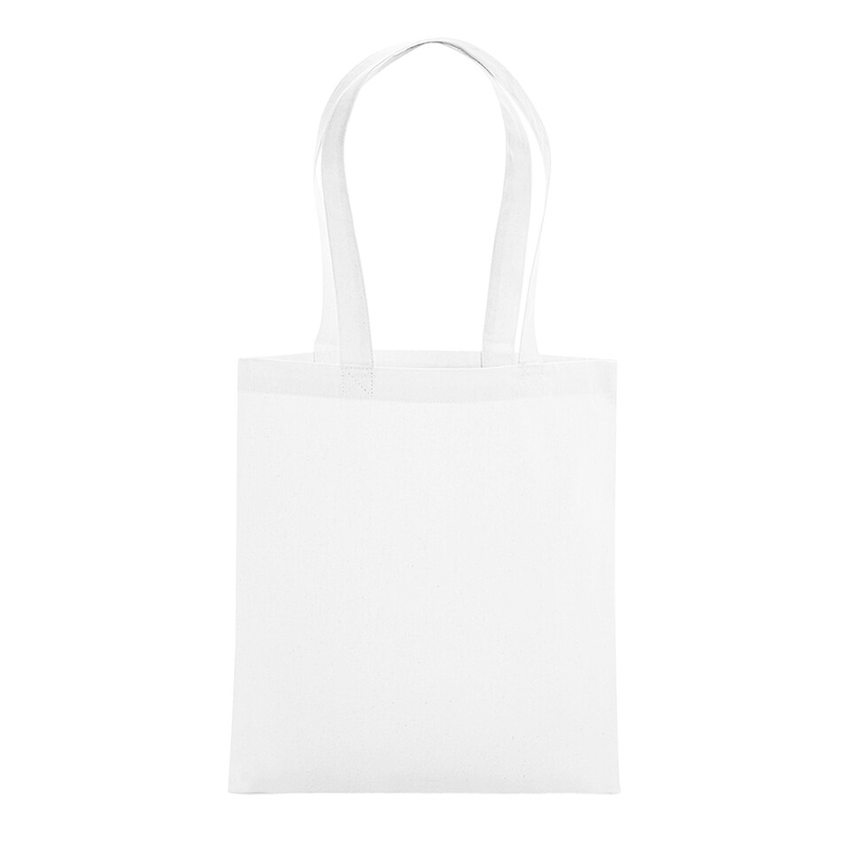 image 1 of Westford Mill Organic Premium Cotton Tote Bag - White - One Size White