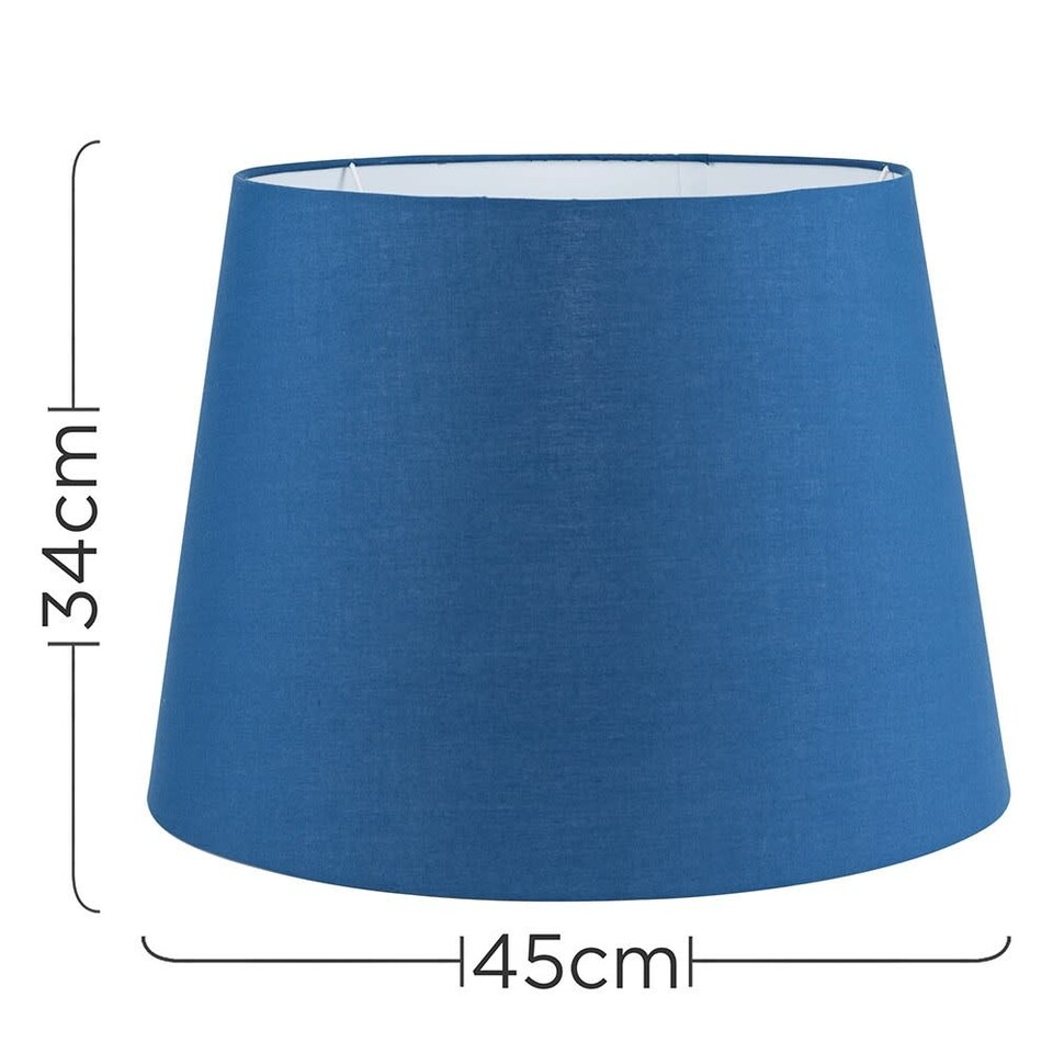 image 1 of ValueLights Aspen Blue Floor Lamp Shade