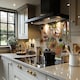 image 2 of Autumn Flowers Splash Back | White