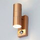 image 2 of CGC MIA Copper Dual Outdoor Wall Light With Motion Sensor Copper