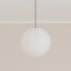 image 2 of ValueLights Isla White Paper Globe Ceiling 30cm Lamp Shade | White