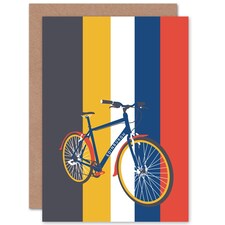 Edinburgh Transport Bicycle Art Card