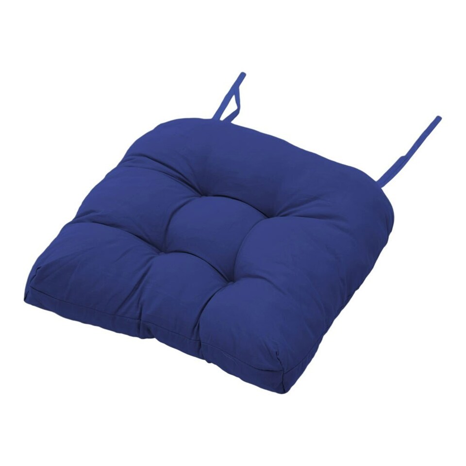 image 1 of Living and Home Set of 2 Outdoor Lounge Chair Cushions, Navy Blue