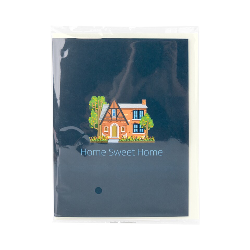image 1 of Home Sweet Home 3D Housewarming Pop Up Congratulations Card