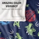 image 4 of Jurassic Park Camp Cretaceous Graffiti Blanket - Multicoloured - One Size