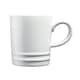 image 2 of Cooks Professional 4 Piece Mug Set |  Durable Dishwasher Safe Stoneware | 350ml | White | White