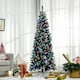 image 2 of HOMCOM 6FTPrelit Artificial Xmas Tree Holiday Décor w/ 300 Colourful LED Light