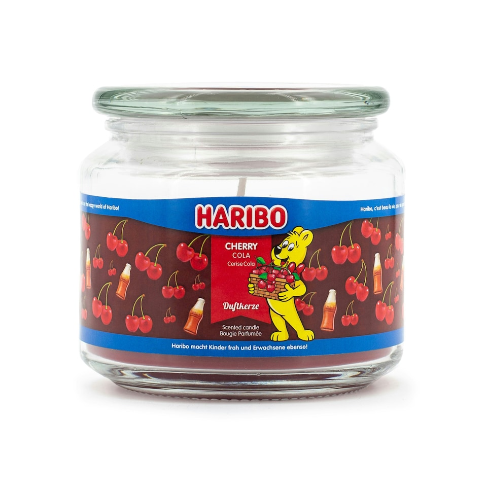 Haribo Scented Candle Cherry Cola - 300g Brown