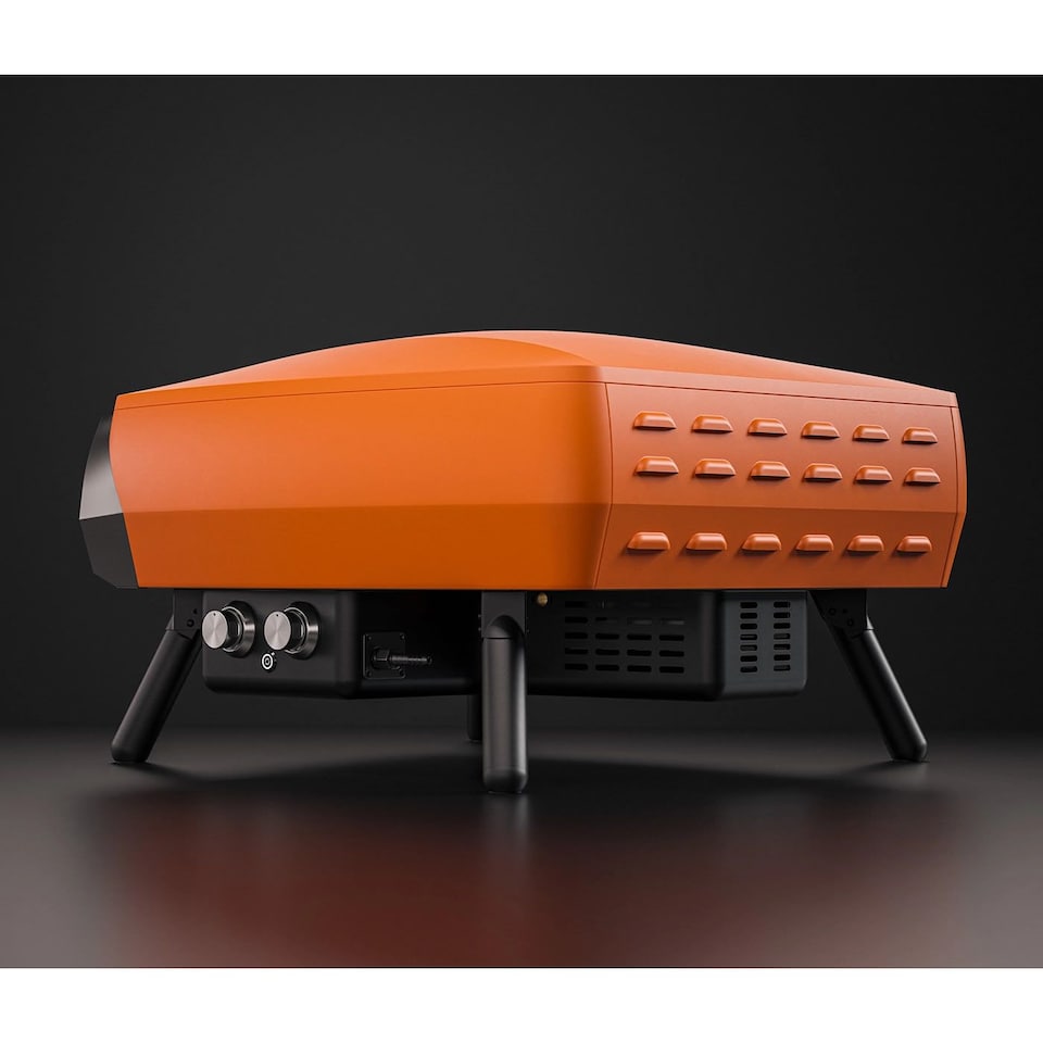 image 1 of Witt 16inch Pizza Oven 15-minutes Pre-Heat Rotating Stone - Orange