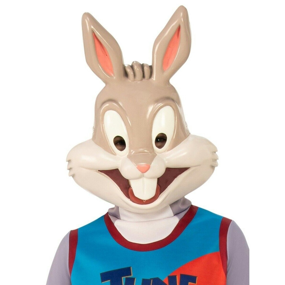 image 1 of Space Jam Bugs Bunny Mask Set - White/Grey - One Size