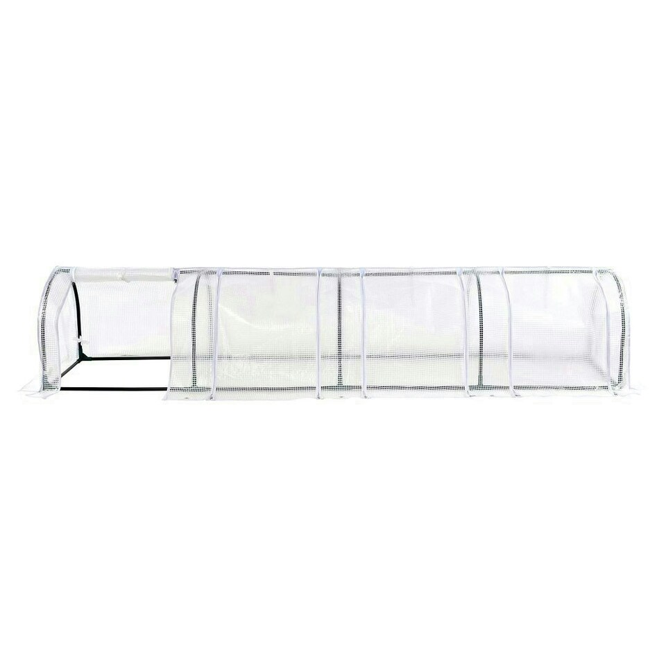 image 1 of GardenKraft 10789 4 Section Grow Tunnel Greenhouse