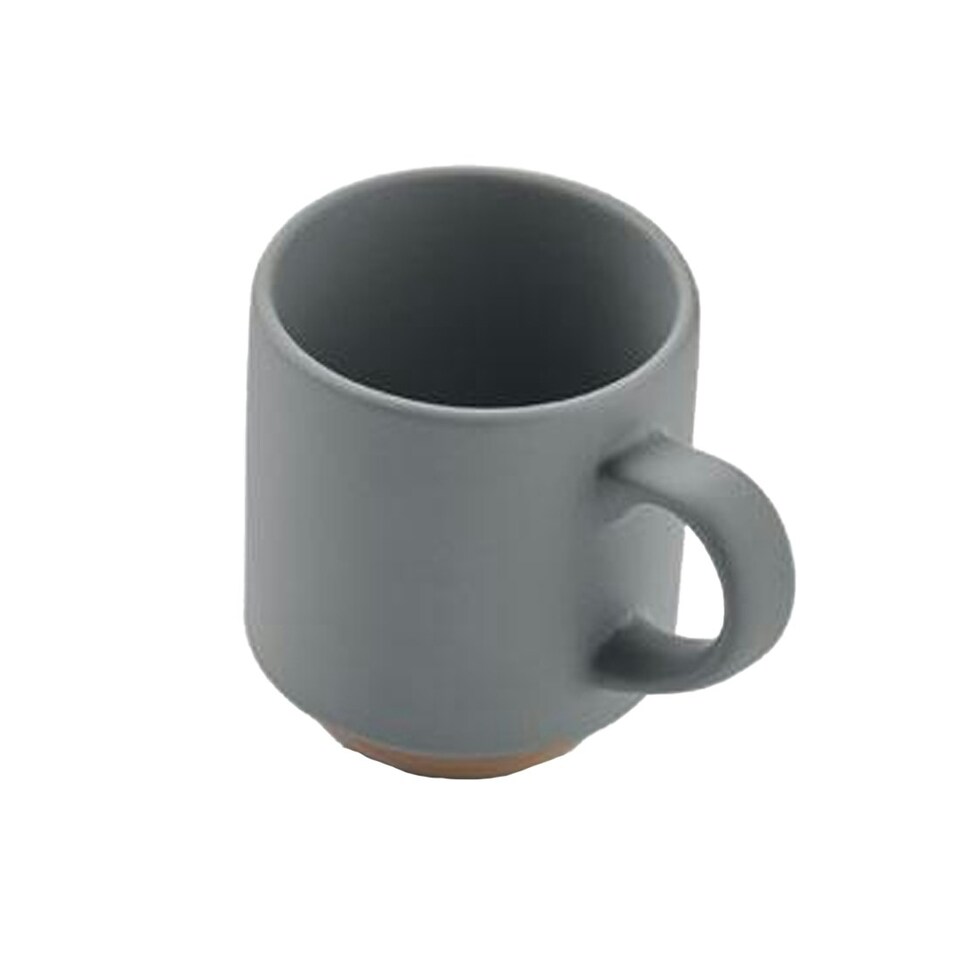 image 1 of MidOcean Cerack Stackable Ceramic 170 ml Mug - Grey - One Size