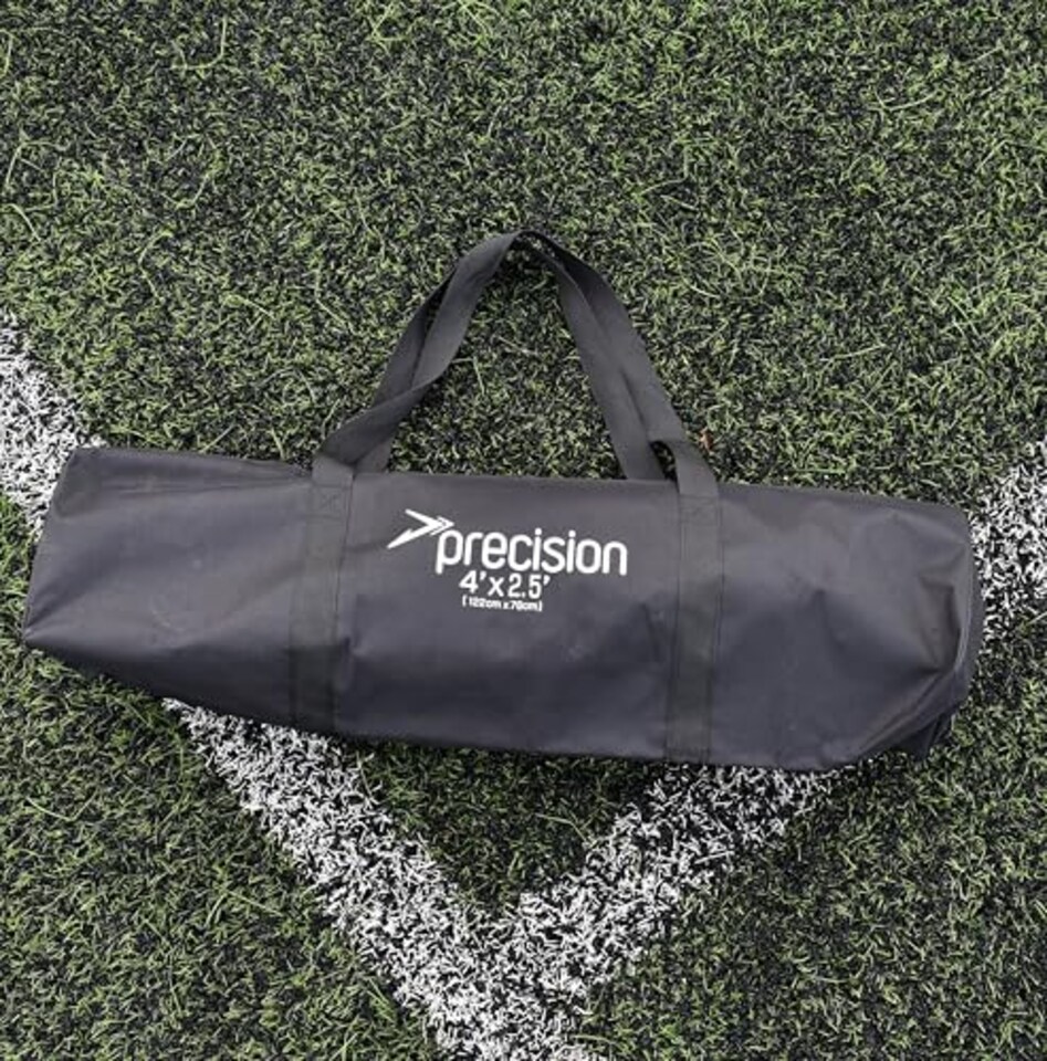 image 1 of Precision Flexi Net Replacement Carry Bag, Heavy Duty Zipped Extra Storage Duffle, Travel Carry Handles, Durable Polyester Design For Flexi Net Goals, Black, 4' X 2.5'