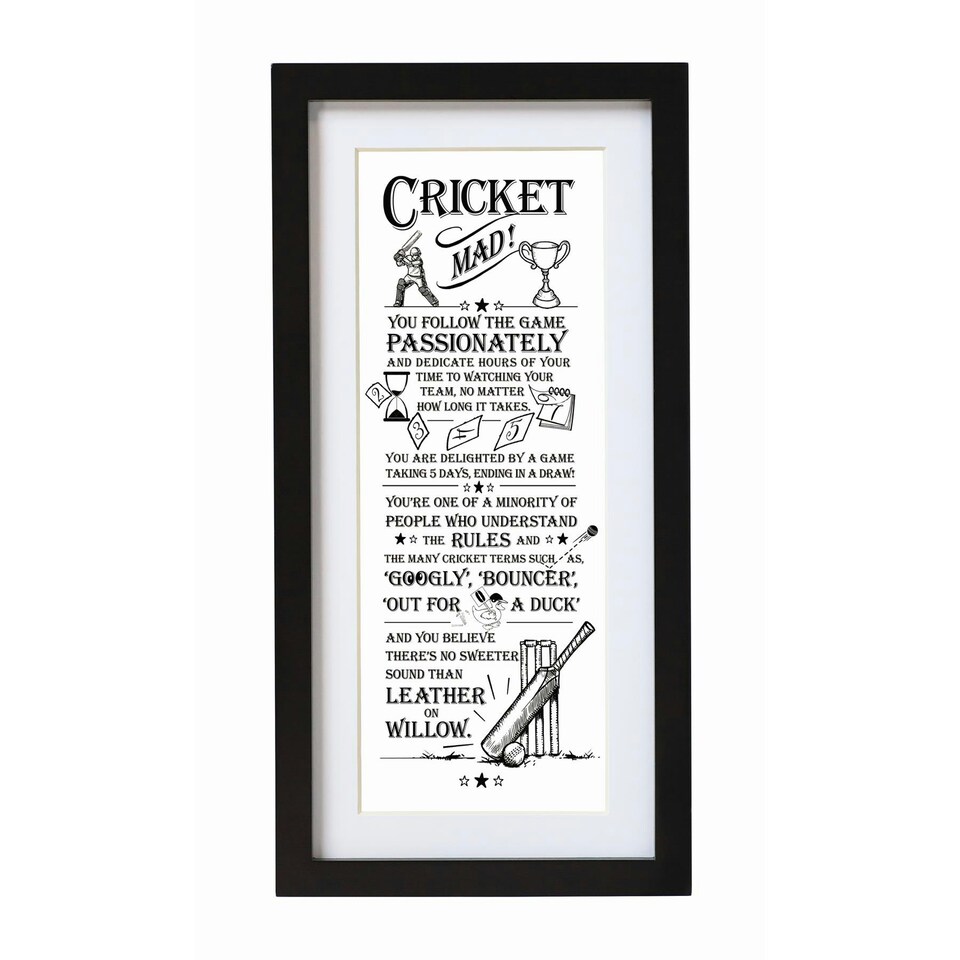 Wall Art - Cricket