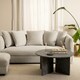 image 3 of Vega Round Coffee Table in Marron Marble