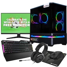 ASUS World Cup Edition Gaming PC with Free ASUS 24in Monitor, Ryzen 7 5700X & RTX 5060 Ti 8GB | Windows 11