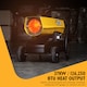image 2 of JCB 140,000BTU / 37kW Diesel Space Heater, 800m³ Coverage, Kerosene or Diesel, Thermostat JCB-SH140D