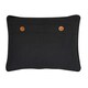 image 2 of Meg Hawkins Oblong Cushion with Wooden Buttons  - Stag White | Brown