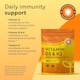 image 2 of Nutravita Vitamin D3 4000 iu & Vitamin K2 100mcg MK7 - High Strength Vitamin D Supplement for Bones, Muscles & Immune System - 180 Vegetarian Tablets