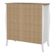 image 4 of Baroque Sideboard 2 Doors 1 Drawer in Pure White Iced Coffee Lacquer