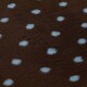 image 2 of Vetbed Non Slip Polka Dot Brown With Blue Dots Cats and Dogs Bed Brown