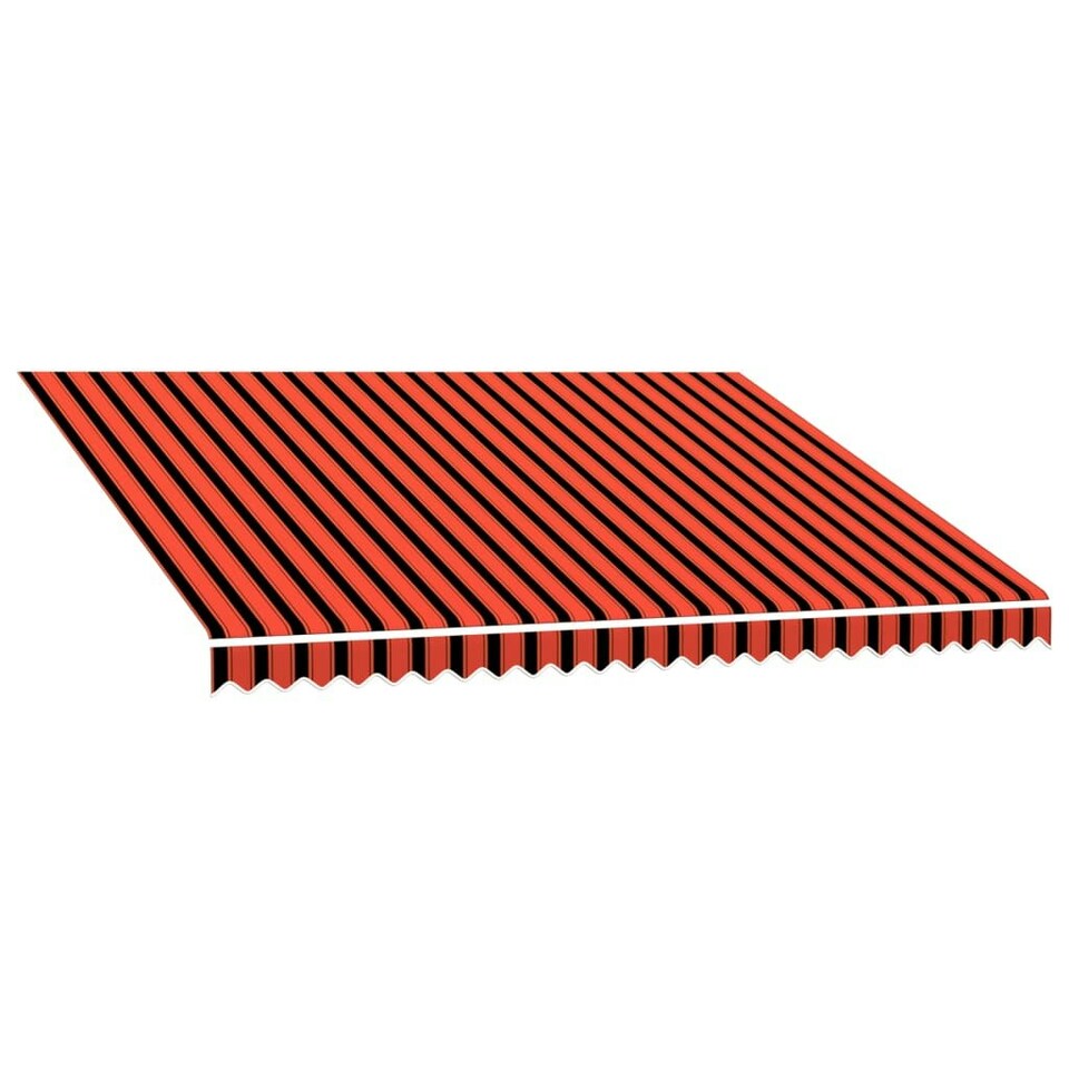 Awning Top Sunshade Canvas Orange and Brown 350x250 cm Tesco Groceries