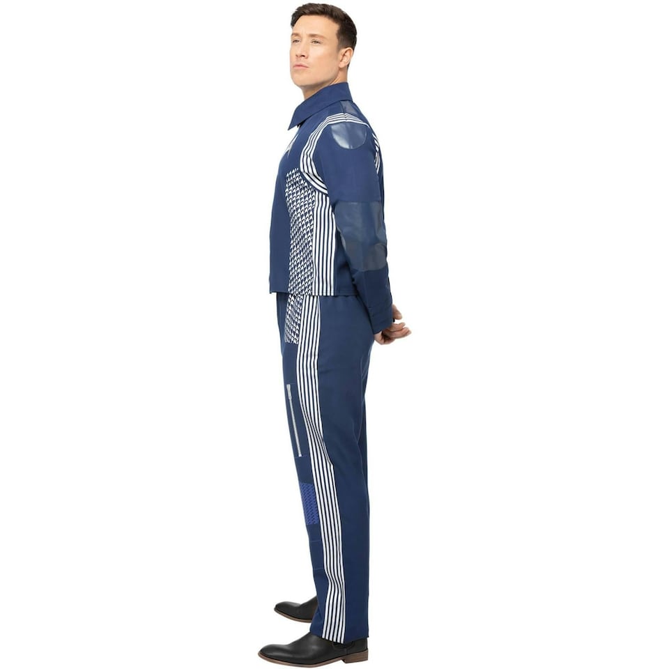 image 1 of Star Trek: Discovery Mens Science Uniform Costume Set - Blue/Silver - L L