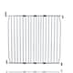 image 1 of Safetots Eco Screw Fit Baby Gate, Grey, 110cm - 120cm, Stair Gate for Toddler and Baby, Screw Fit Safety Barrier, Easy Installation Safety Gate