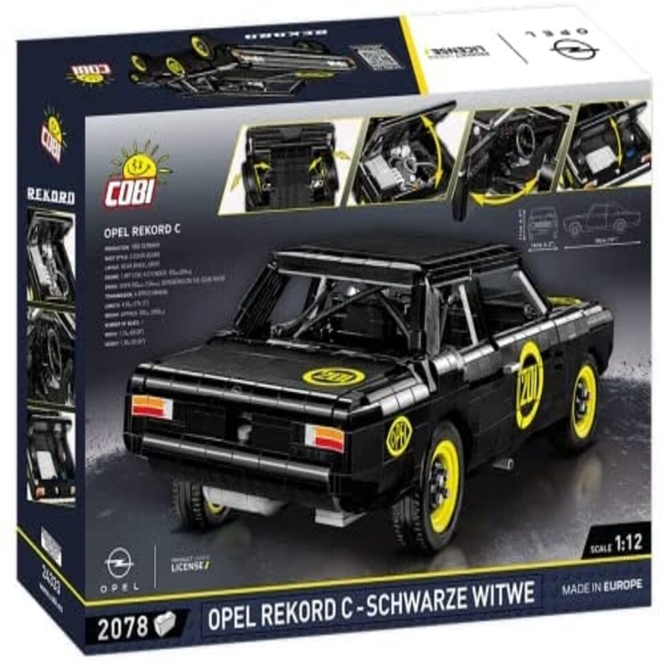 image 1 of Cobi - Youngtimer - OPEL RECORD C-SCHWARZE 2,078 pieces