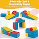 image 8 of COSTWAY 5 Pieces Kids Climb and Crawl Foam Play Set Educational Software