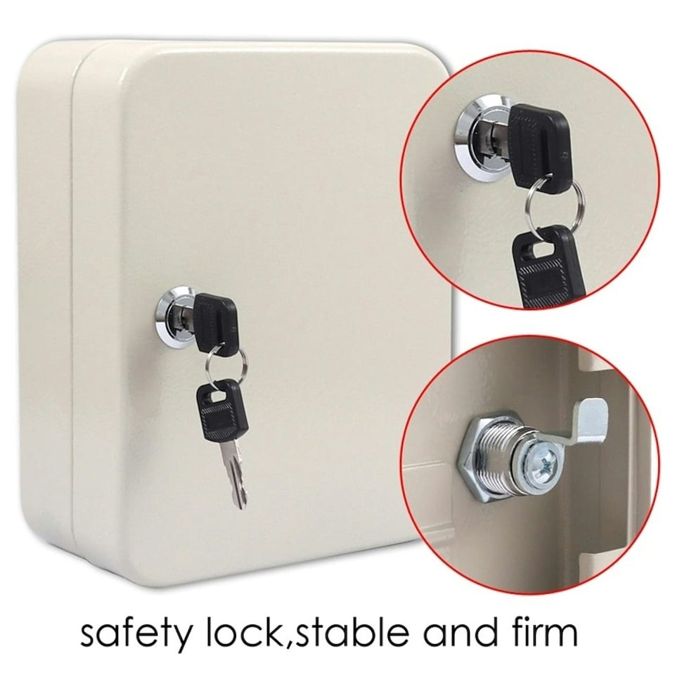 image 1 of Lockable 60 Key Holders Storage Steel Box