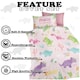 image 4 of VELVETIO Cutie Suraus Duvet Cover Set Polycotton Kids Bedding Coverlet Pink | Single