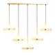 image 4 of Interiors by Premier Five Ball Brass Pendant Light