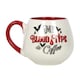 image 3 of Something Different My Blood Type is Coffee Rounded Mug - White/Red - One Size