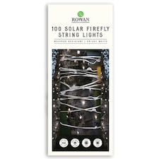 Bright White Solar Firefly String Lights 10m