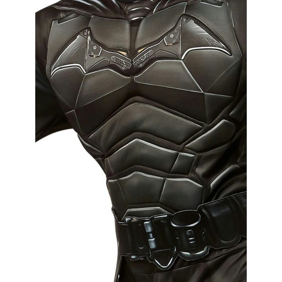 image 1 of Batman Mens Deluxe Costume - Black - XL XL