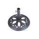 image 3 of Charles Bentley 12kg Cast Iron Round Patio Umbrella Parasol Base Stand - Black