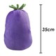 image 7 of Bunny Aubergine Soft Toy Folding Plush Cute Cuddly Fluffy Rabbit 35cm Aubergine