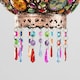 image 2 of ValueLights Bazaar Moroccan Bronze Lamp Shade Acrylic Droplets Bronze