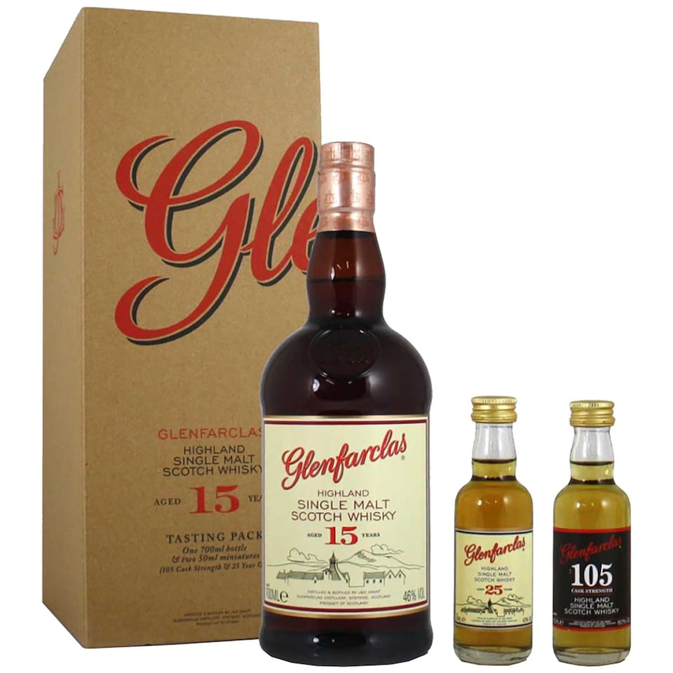 image 1 of Glenfarclas Limited Edition 15 Year Old Whisky Gift Pack