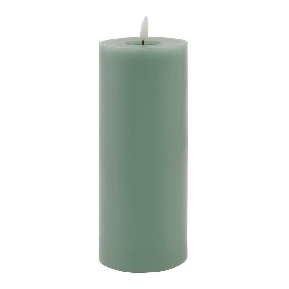 image 1 of Hill Interiors Luxe Collection Melting Electric Candle | Green | Sage | 1